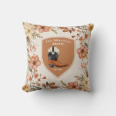 カスタムファミリーネームウエスタンランチ クッション (正面)