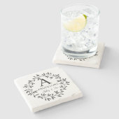 カスタムファミリーネームストーンコースター ストーンコースター (横)