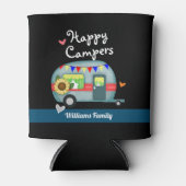 カスタムファミリーネームハッピーキャンパー 缶クーラー (正面)