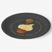 カスタムファミリーネームハロウィーン紙プレート ペーパープレート (アングル)