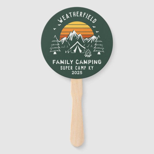 カスタムファミリーバケーションアンドキャンピング ハンドファン (裏面)