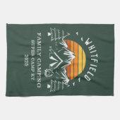 カスタムファミリーバケーションキャンピングマッチング キッチンタオル (横)