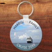 カスタムファミリーバケーションクルーズ |海クルーズ キーホルダー (正面)