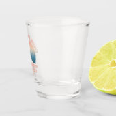 カスタムファミリーバケーションサマービーチトリップ ショットグラス (右)