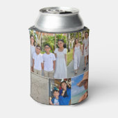 カスタムファミリーバケーションフォトコラージュ 缶クーラー (缶裏面)