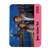 カスタムファミリーバケーションフォトレフラー マグネット (縦)