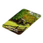 カスタムファミリーバケーションフォトレフラー マグネット (左側)