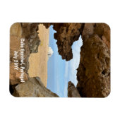 カスタムファミリーバケーションフォトレフラー マグネット (横)