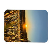 カスタムファミリーバケーションフォトレフラー マグネット (横)