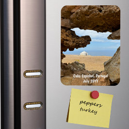 カスタムファミリーバケーションフォトレフラー マグネット