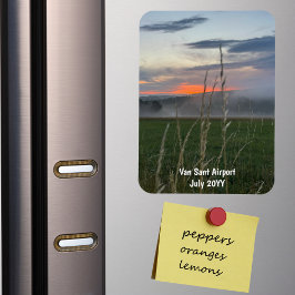 カスタムファミリーバケーションフォトレフラー マグネット