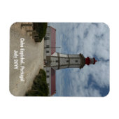 カスタムファミリーバケーションフォトレフラー マグネット (横)