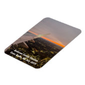 カスタムファミリーバケーションフォトレフラー マグネット (左側)