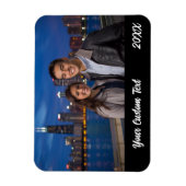 カスタムファミリーバケーションフォトレフラー マグネット (縦)