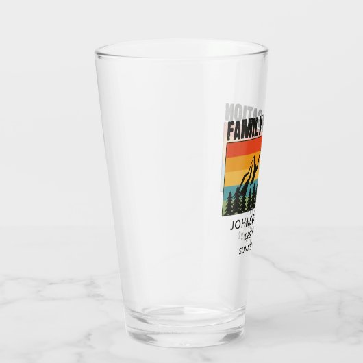 カスタムファミリーバケーションマウンテンズハイキングキャンプ タンブラーグラス (右)