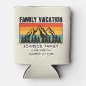 カスタムファミリーバケーションマウンテンズハイキングキャンプ 缶クーラー (正面)