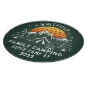 カスタムファミリーバケーションマッチングキャンピング カッティングボード (角)