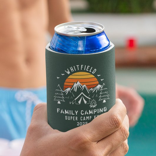 カスタムファミリーバケーションマッチングキャンピング 缶クーラー