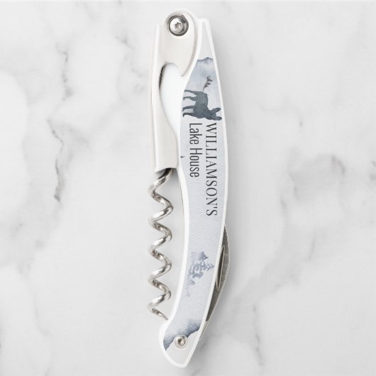 カスタムファミリーバケーションレイクハウスパーティーコルクスクリュ ソムリエナイフ (正面)