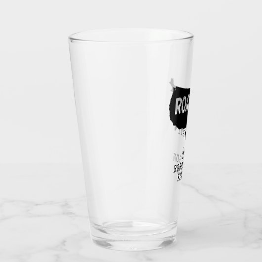 カスタムファミリーバケーション |家族旅行アメリカの地図 タンブラーグラス (右)