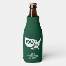 カスタムファミリーバケーション |家族旅行アメリカの地図 ボトルクーラー