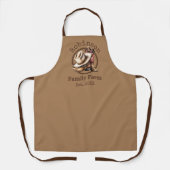 カスタムファミリーファームウエスタンカウボーブーツ エプロン (正面)