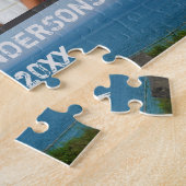 カスタムファミリーフォトウエストクードディライトハウス ジグソーパズル (側面)