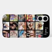 カスタムファミリーフォトコラージュと名前 Case-Mate iPhoneケース (裏面 (横))