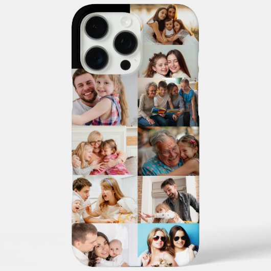 カスタムファミリーフォトコラージュ - オーダーメイド写真 Case-Mate iPhoneケース (裏面)
