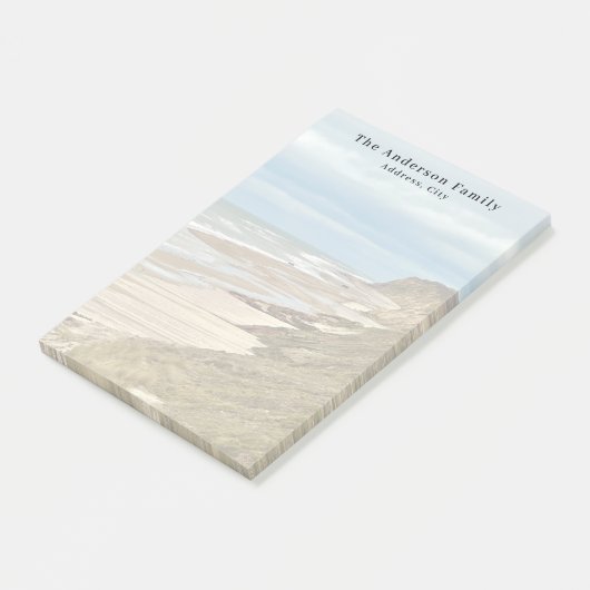 カスタムファミリーフォトビーチトラベル ポストイット (アングル)