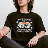 カスタムファミリーフレンズスキートリップグループマッチング Tシャツ