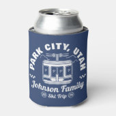 カスタムファミリーフレンズスキートリップマッチンググループ 缶クーラー (缶正面)