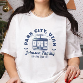 カスタムファミリーフレンズスキートリップマッチンググループ Tシャツ