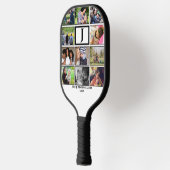 カスタムファミリーモノグラム11フォトコラージュ ピックルボールラケット (左)
