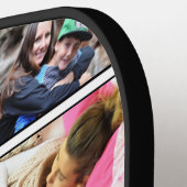 カスタムファミリーモノグラム11フォトコラージュ ピックルボールラケット (左詳細)