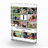 カスタムファミリーモノグラム11フォトコラージュ フォトブロック (右)