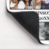 カスタムファミリーモノグラム11フォトコラージュ マウスパッド (コーナー)