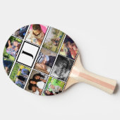 カスタムファミリーモノグラム11フォトコラージュ 卓球ラケット (横)