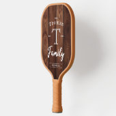 カスタムファミリーモノグラム ピックルボールラケット (左)