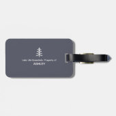 カスタムファミリーレイクキャンピングバケーショングループマッチング ラゲッジタグ (裏面横)