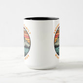 カスタムファミリーロードトリップバケーション懇親会 マグカップ (中央)