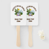 カスタムファミリーロードトリップヴァンライフ ハンドファン (正面&裏面)