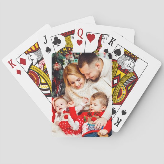 カスタムファミリー写真 トランプ (裏面)