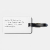 カスタムファミリー写真|モノグラム|アドレス ラゲッジタグ (裏面横)