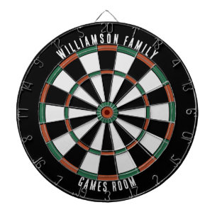カスタムファミリー名ゲ素朴ームルーム ダーツボード