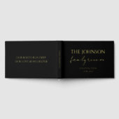 カスタムファミリー名メモリブラックファミリー懇親会 ゲストブック (全面)