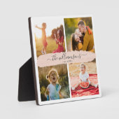 カスタムファミリー名Instagramフォトコラージスクリプト フォトプラーク (正面)