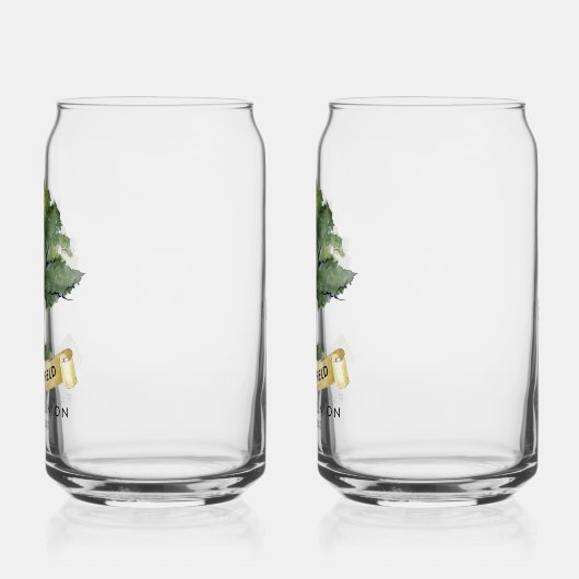 カスタムファミリー懇親会従兄弟クルーマッチング ガラス缶 (左)