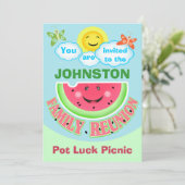 カスタムファミリー懇親会/サマーB-B-Q招待状 招待状 (スタンド正面)