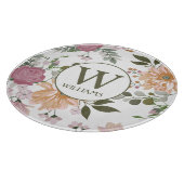 カスタムファミリー水彩花 カッティングボード (角)